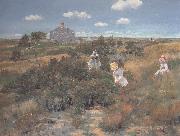 William Merrit Chase The Bayberry Bush china oil painting artist